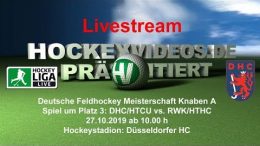 Hockeyvideos.de – Jugend DM – KA – Spiel um Platz 3 – DHC vs. RWK – 27.10.2019 10:00 h