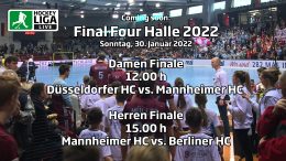 Final Four – Finalspiele – Deutsche-Hallenhockey-Meisterschaft 2022 – 30.01.2022 ab 11:00 h