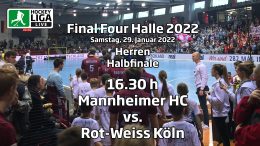 bundesliga.hockey – Highlights – Final Four – 1. Halbfinale Herren – MHC vs. RWK – 29.01.2022 16:30 h