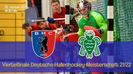 BHC Hockey-Bundesliga – BHC vs. HTCU – 22.01.2022 14:30 h
