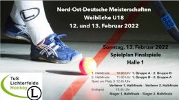 TuSLi – Nord-Ost-Deutsche Meisterschaft wU18 – 13.02.2022 10:00 h