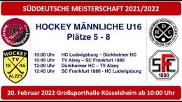 RRK TV – Süddeutsche Meisterschaft mU16  – Finalrunde – 20.02.2022 10:00 h