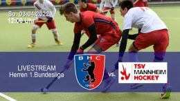 BHC Hockey-Bundesliga – BHC vs. DCADA – 23.04.2022 13:00 h