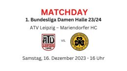 Leipzig liebt dich – ATV vs. MarHC – 16.12.2023 16:00 h