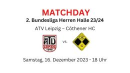 Leipzig liebt dich – ATV vs. CHC – 16.12.2023 18:00 h