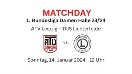 Leipzig liebt dich – ATV vs. TuSLi – 14.01.2024 12:00 h
