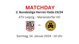 Leipzig liebt dich – ATV vs. MarHC – 14.01.2024 14:00 h